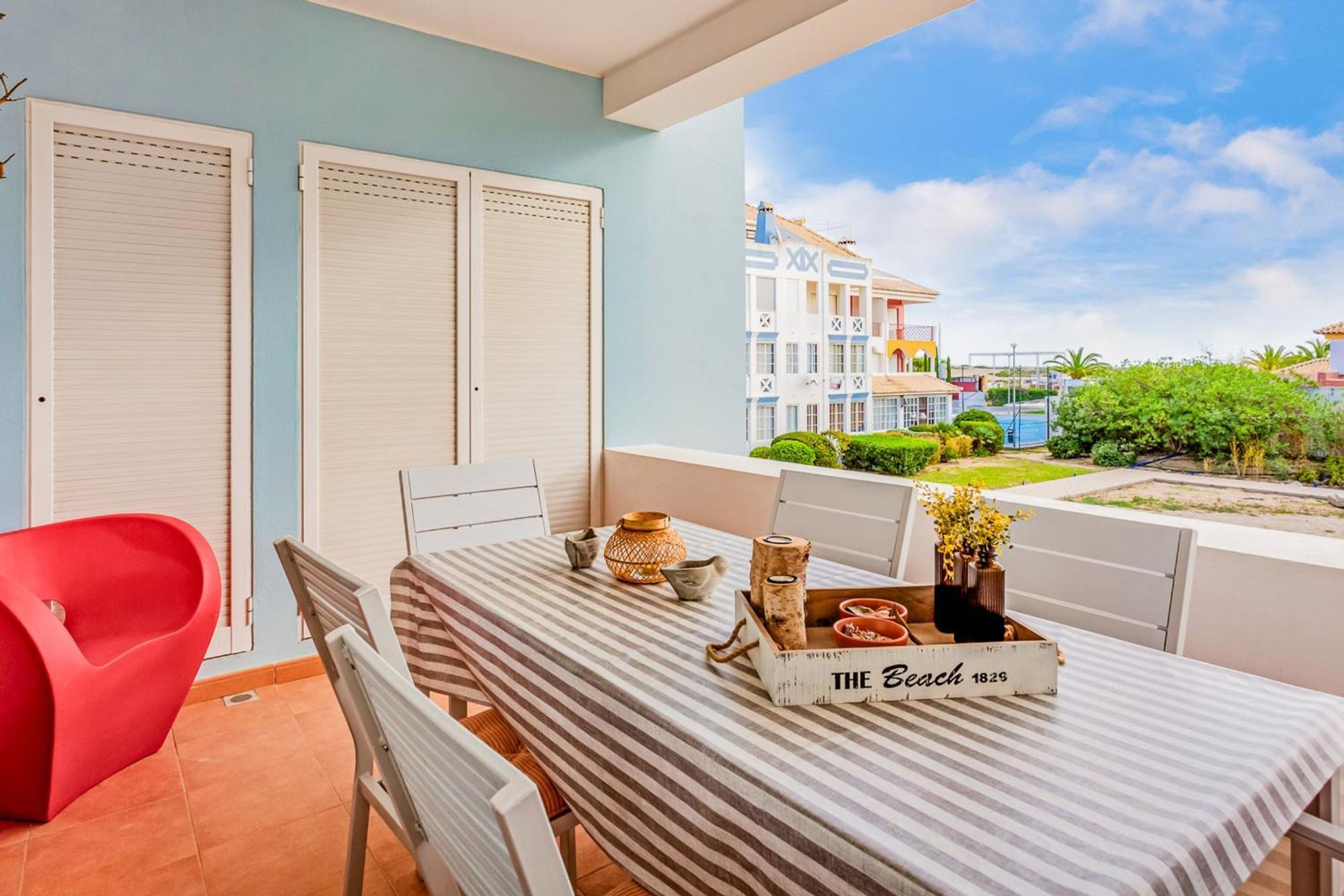 Golden 1 Bdr Flat W/ Balcony & Pool By Lovelystay Cabanas De Tavira Dış mekan fotoğraf